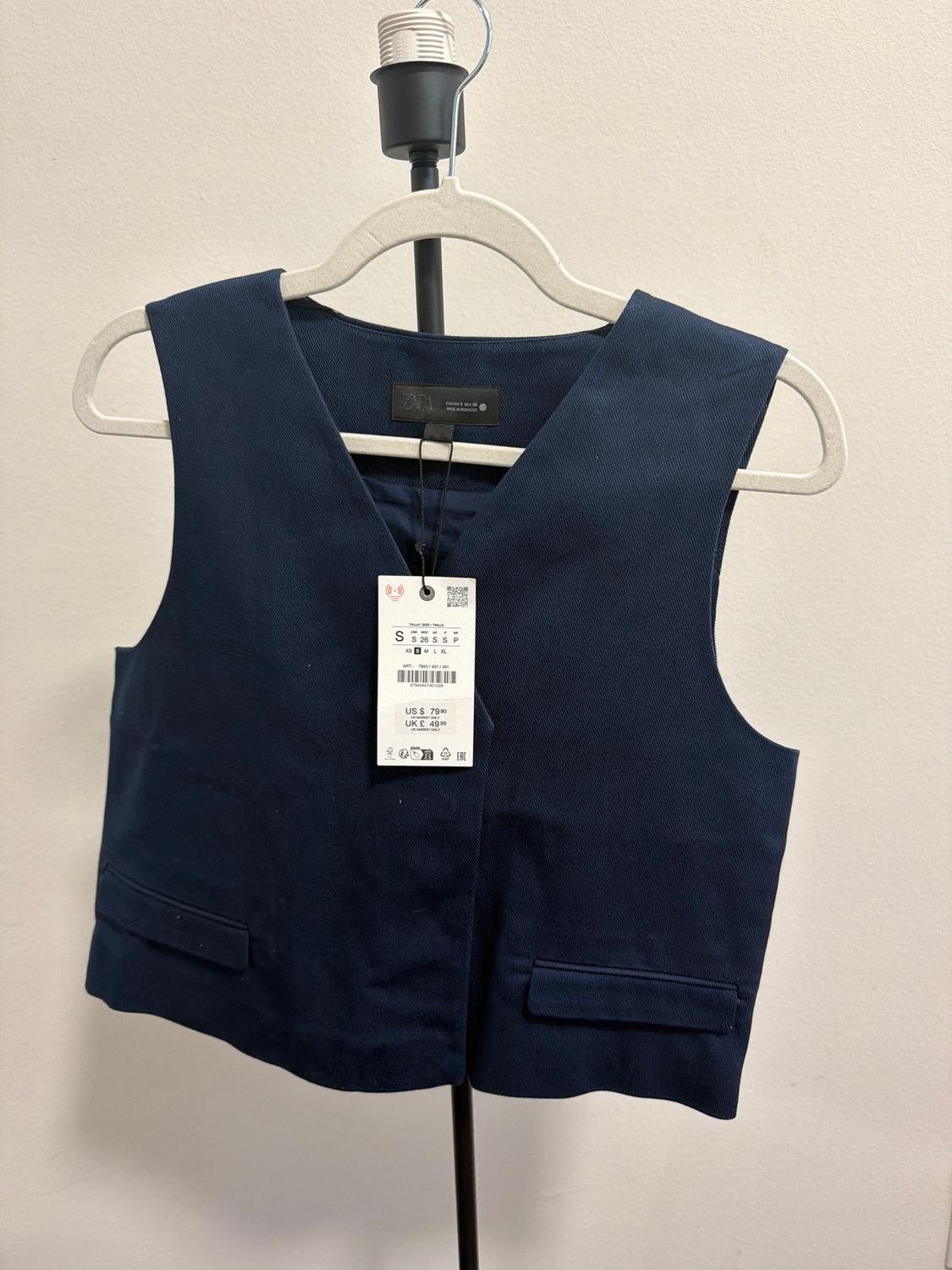 ZW COLLECTION DOUBLE-BREASTED VEST - Image 3