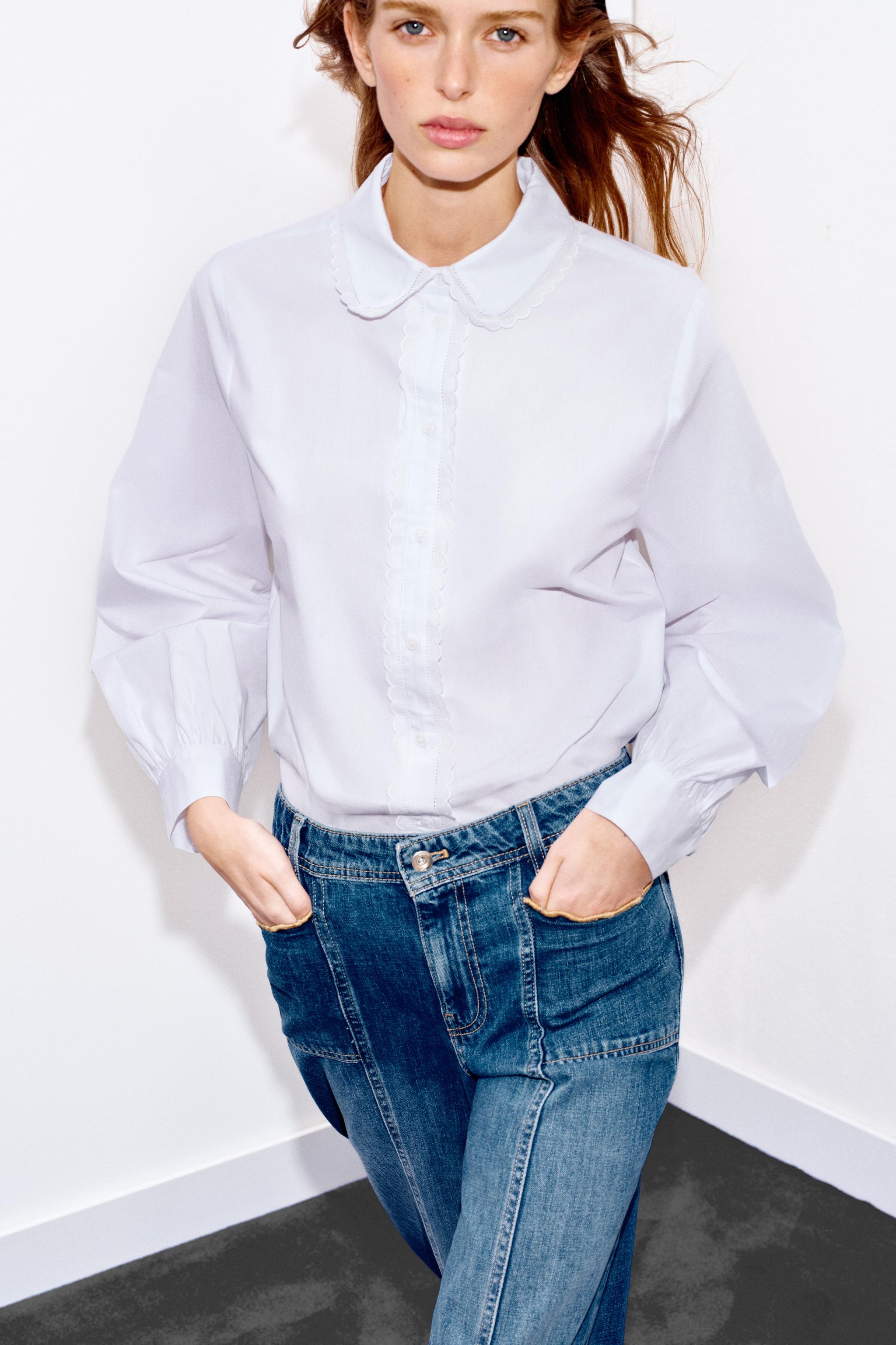 피터팬 칼라 셔츠