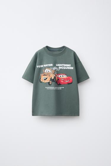 Zara CARS LIGHTNING MCQUEEN © DISNEY PRINTED T-SHIRT - Green