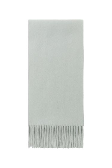 WOOL SCARF WITH FRINGING
