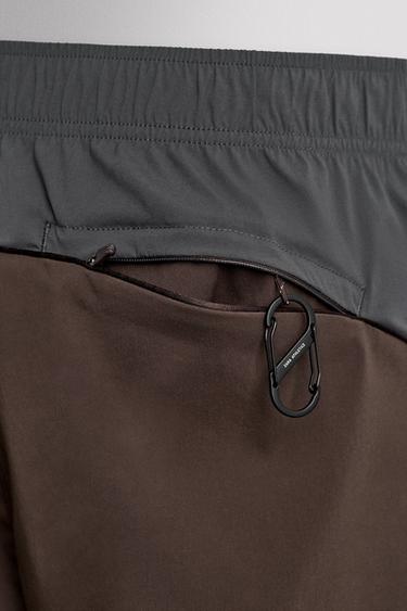 PANTALON TECHNIQUE COLOR BLOCK FOOTBALL - Bordeaux de Zara - Image 9