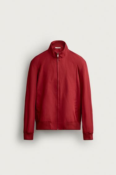 CAZADORA RELAXED FIT LIGERA - Rojo de Zara