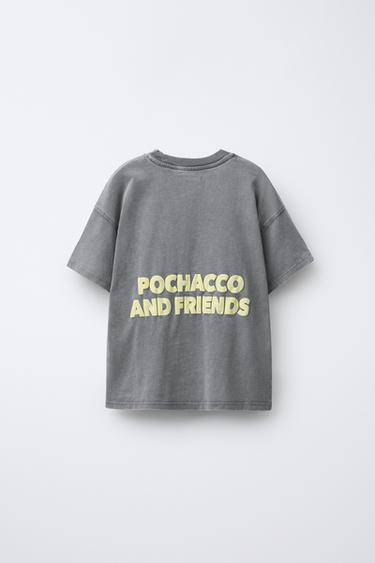 T-SHIRT POCHACCO AND HIS FRIENDS © SANRIO - Gris anthracite de Zara - Image 1