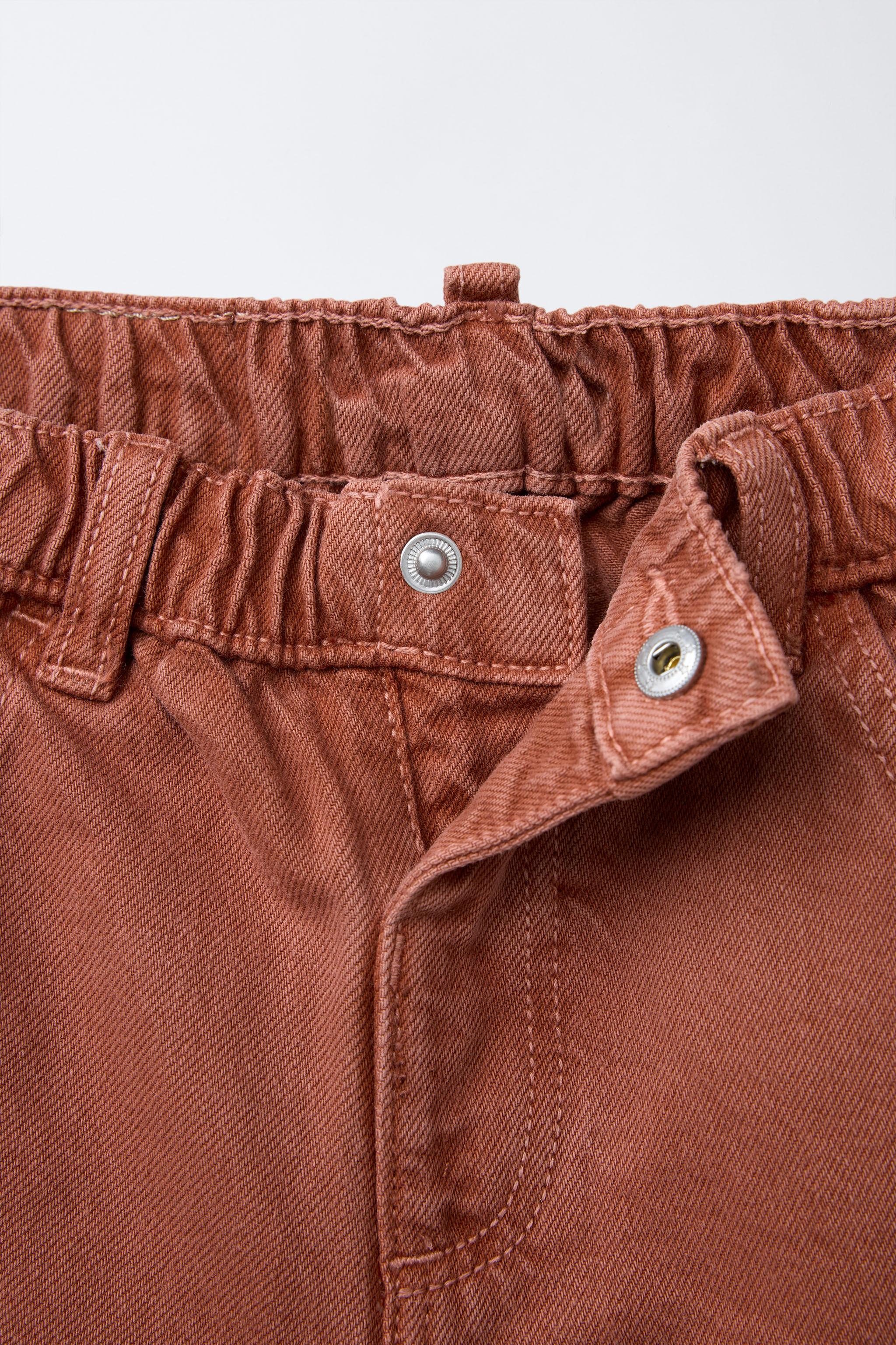 PANTALON BAGGY EN SERGÉ