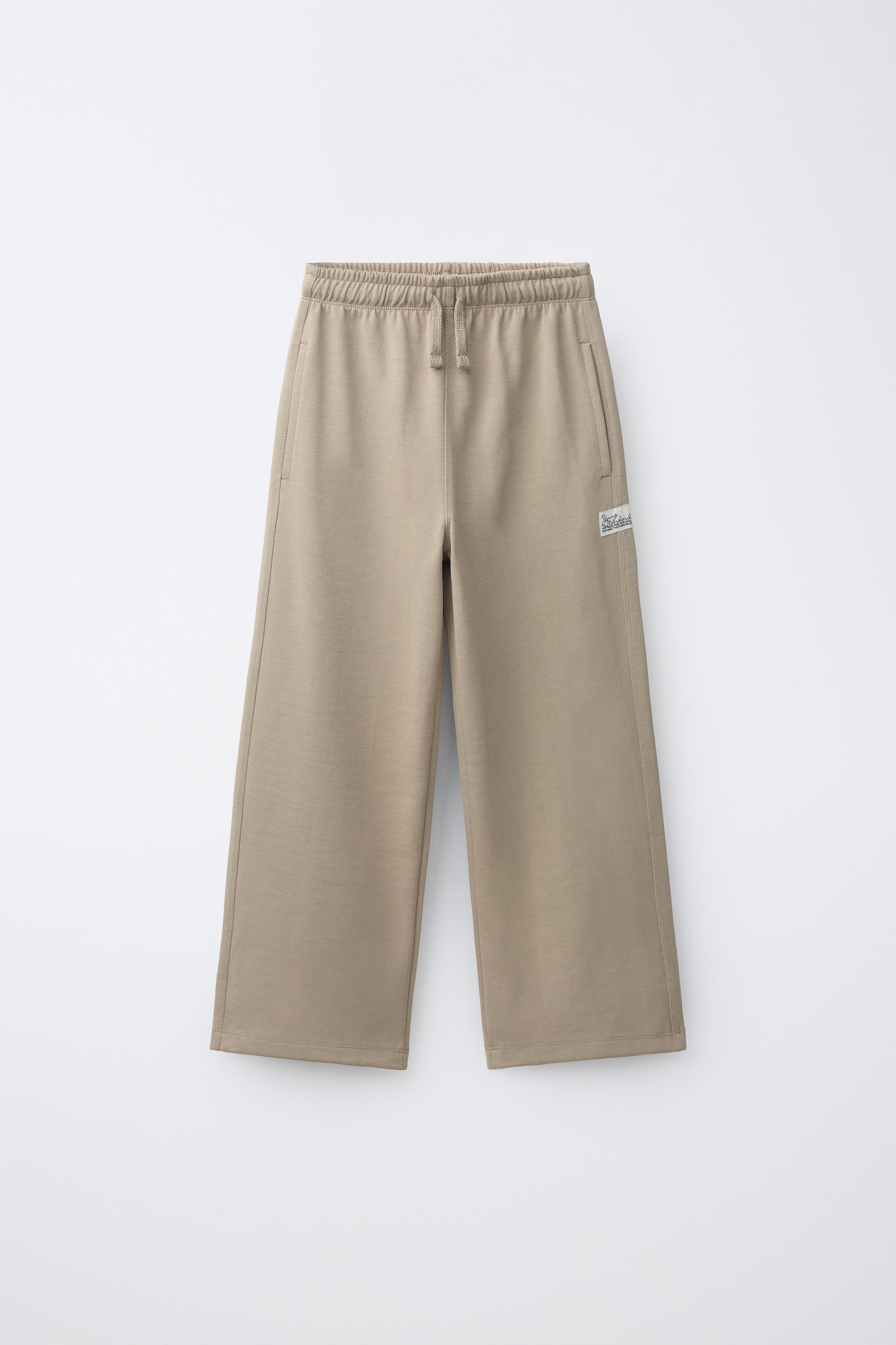 STRAIGHT INTERLOCK PLUSH PANTS