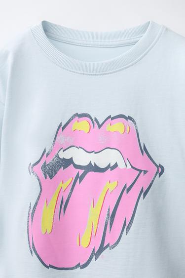 T-SHIRT IMPRIMÉ ROLLING STONES © - Bleu de Zara - Image 2