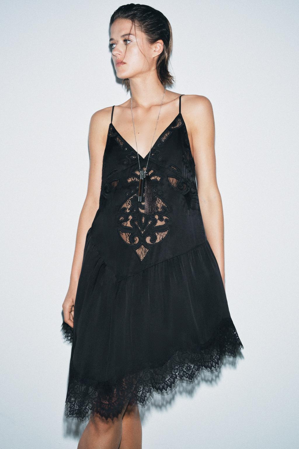 ZW COLLECTION ASYMMETRIC MINI DRESS