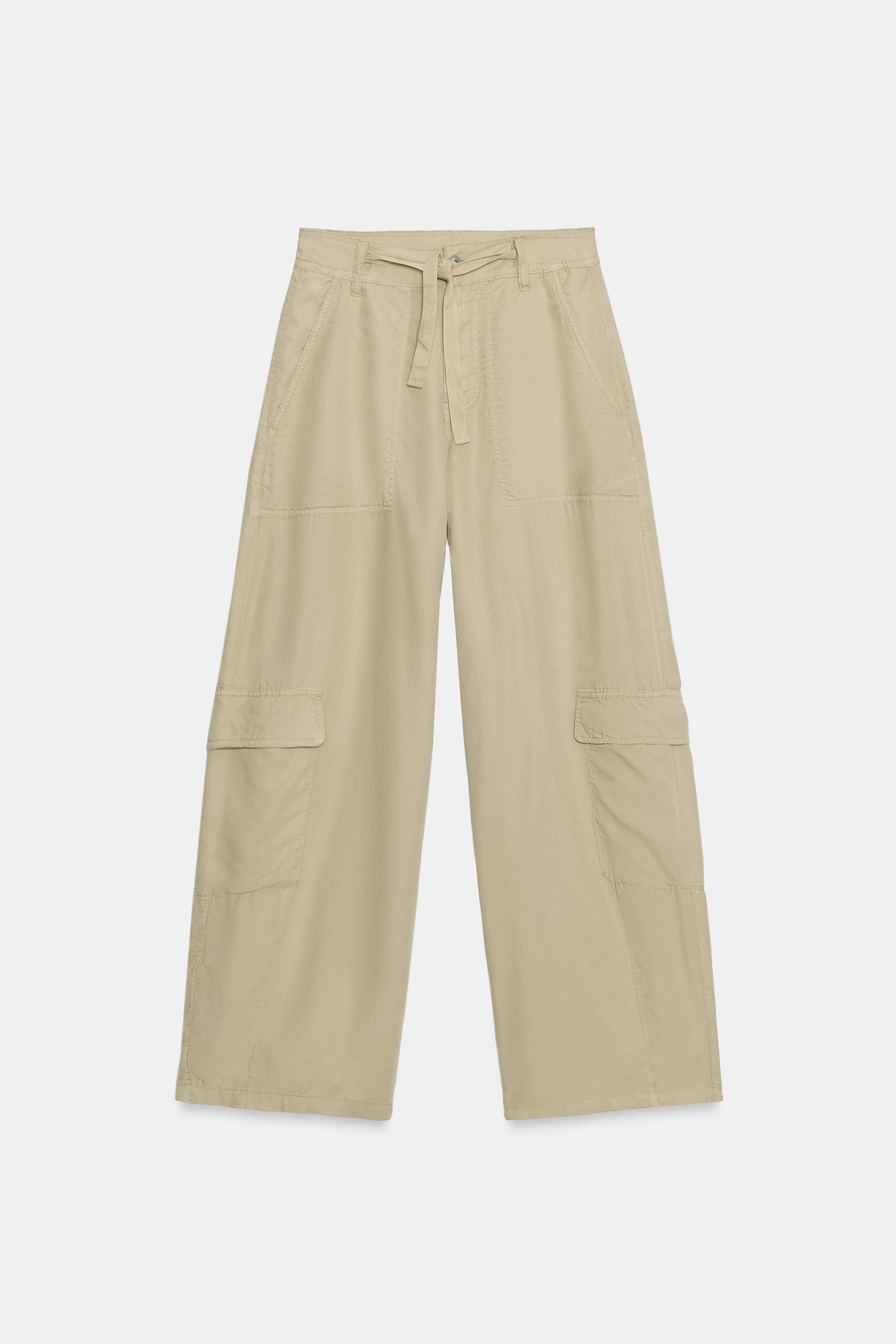 PANTALON CARGO FLUIDE OVERSIZE