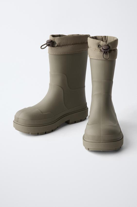 BOTTE DE PLUIE AJUSTABLE - Vert de Zara - Image 2