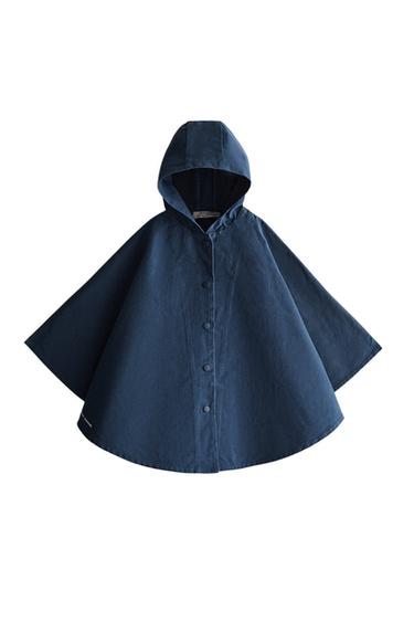 X THE ANIMALS OBSERVATORY KIDS’ WAXED CAPE - Blue by Zara