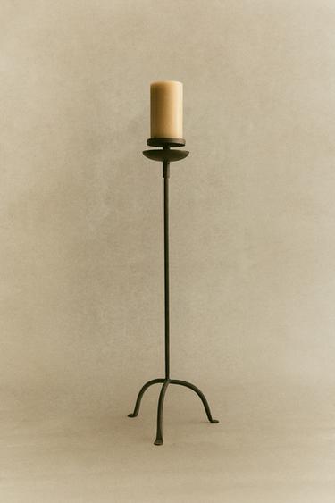 Zara TRIPOD CANDLESTICK - Black