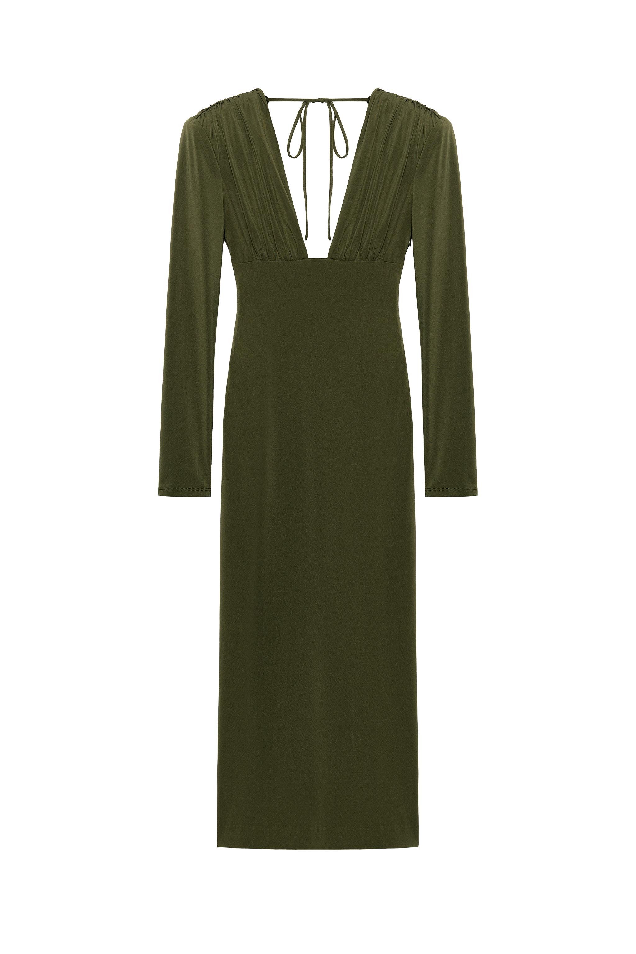 VESTIDO MIDI HOMBRERAS