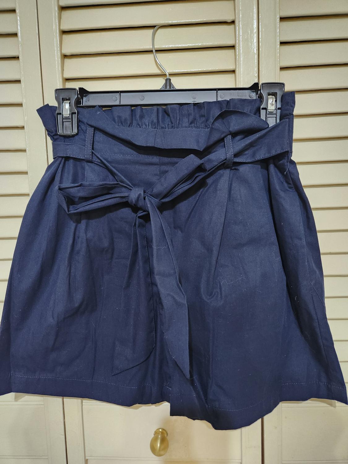 POPLIN PAPERBAG SHORTS