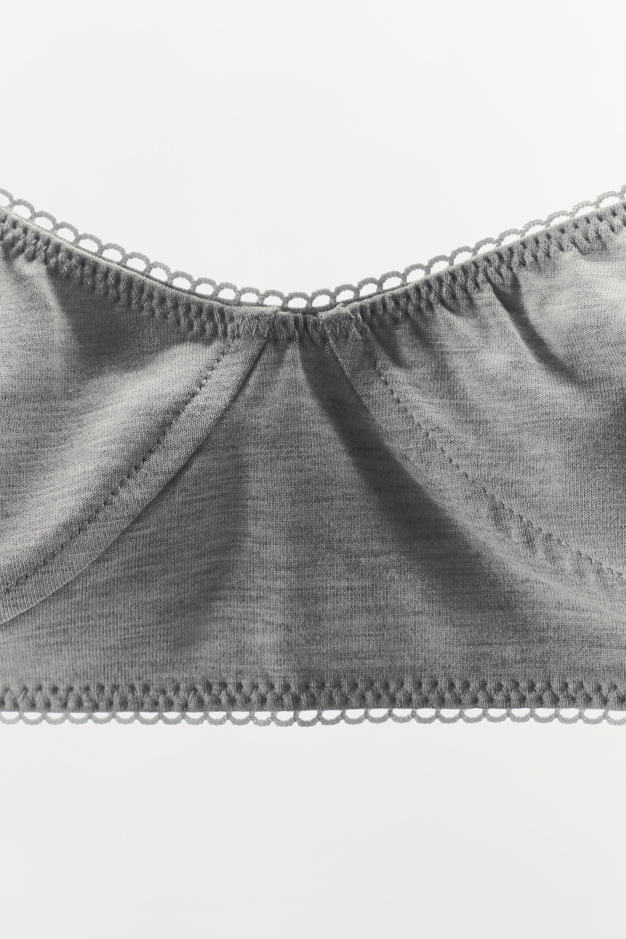 SCALLOPED MODAL BRALETTE