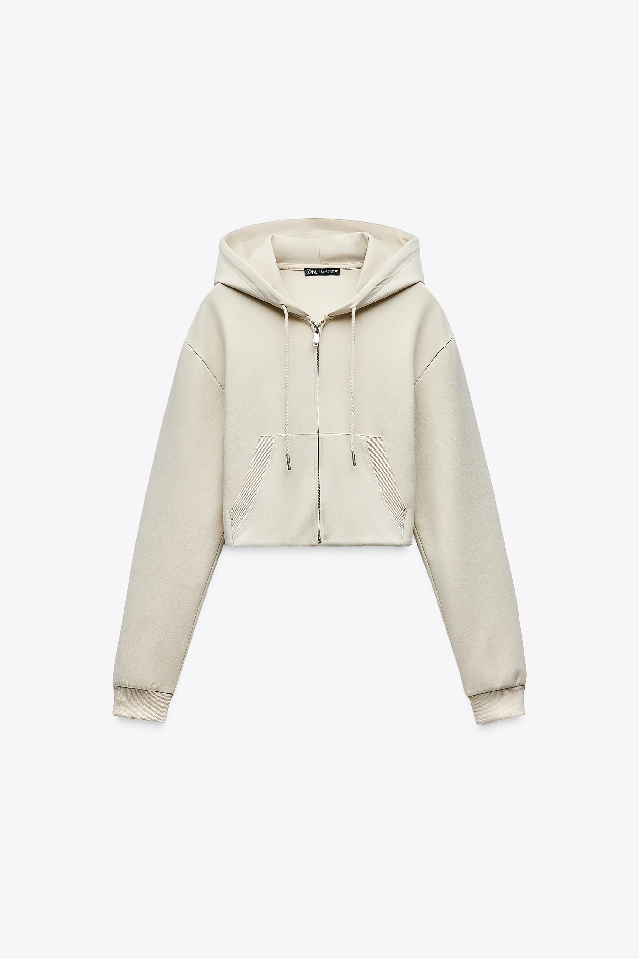 ☆ドイツ発*ZARA*新作*ウォッシュ加工ZIPハイネックフーディ/DG