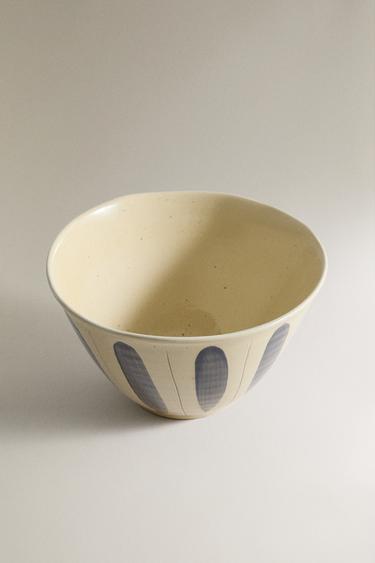 SALADIER FAÏENCE OVALES - Bleu de Zara - Image 2