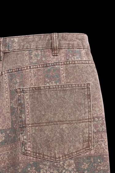 BANDANA PRINT BAGGY FIT TROUSERS - Printed by Zara