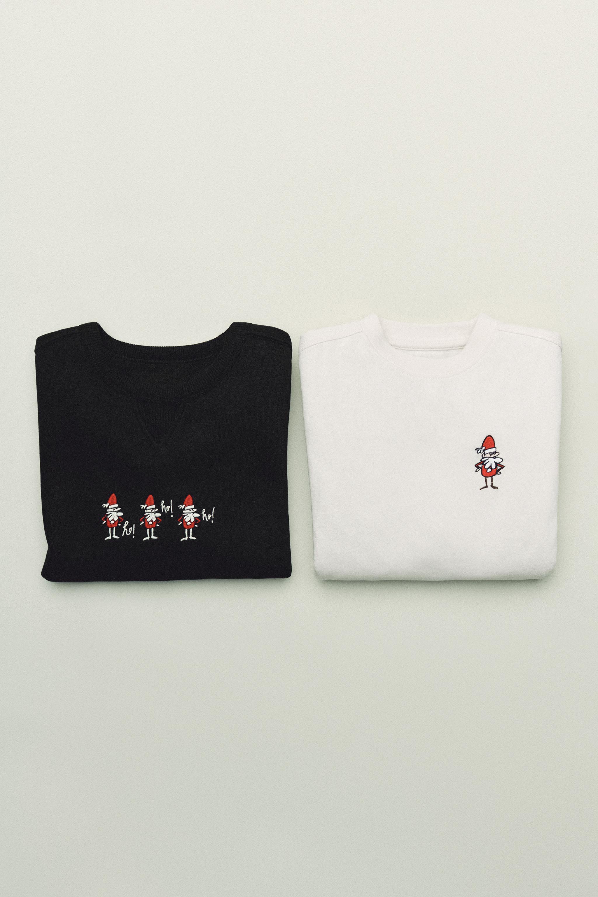 Zara Christmas Letters Sweatshirt buy