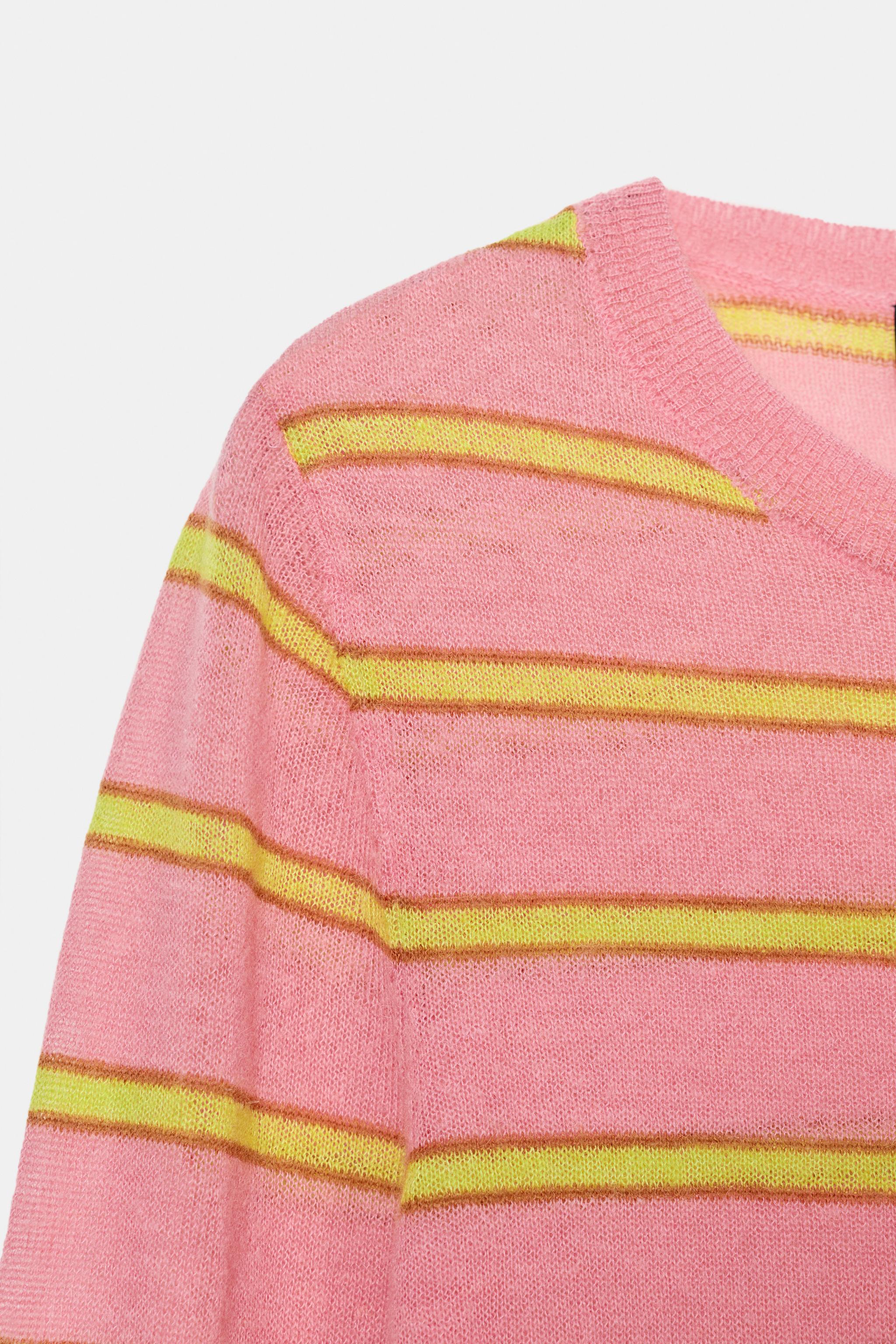 STRIPED WOOL JUMPER