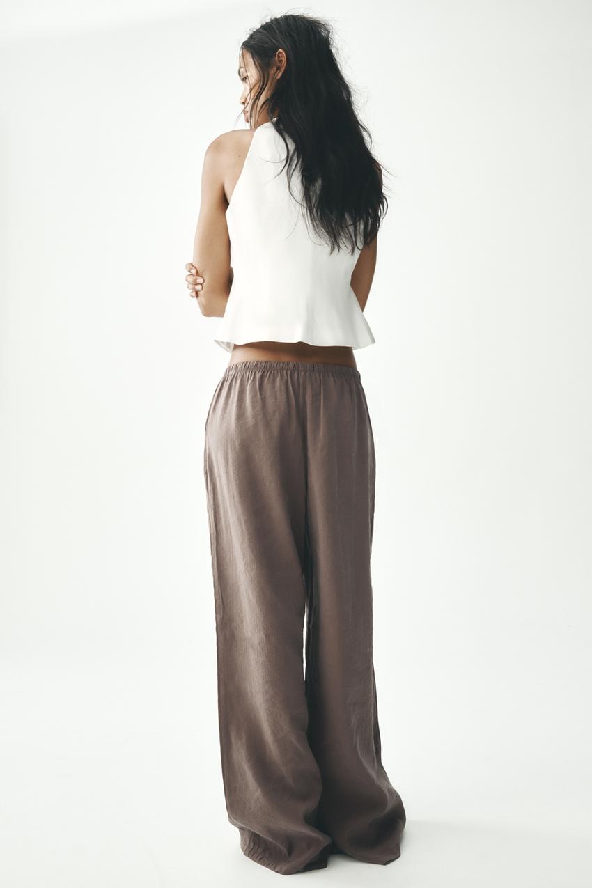 FLOWING PALAZZO TROUSERS