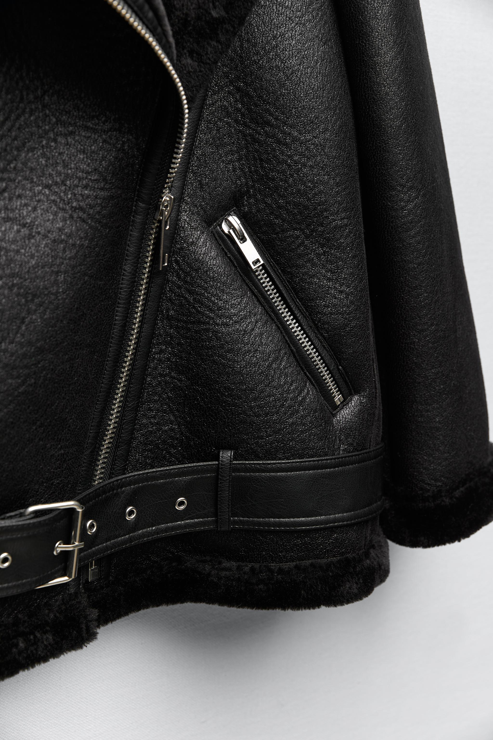 DOUBLE FACED JACKET - Black | ZARA United States