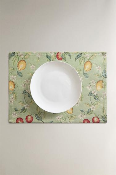 JACQUARD FRUIT PLACEMAT - Green by Zara - Image 4
