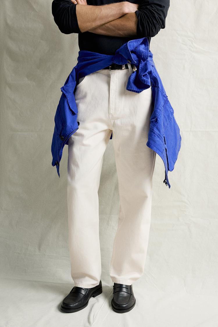 Jeans de corte relajado y lavado 5