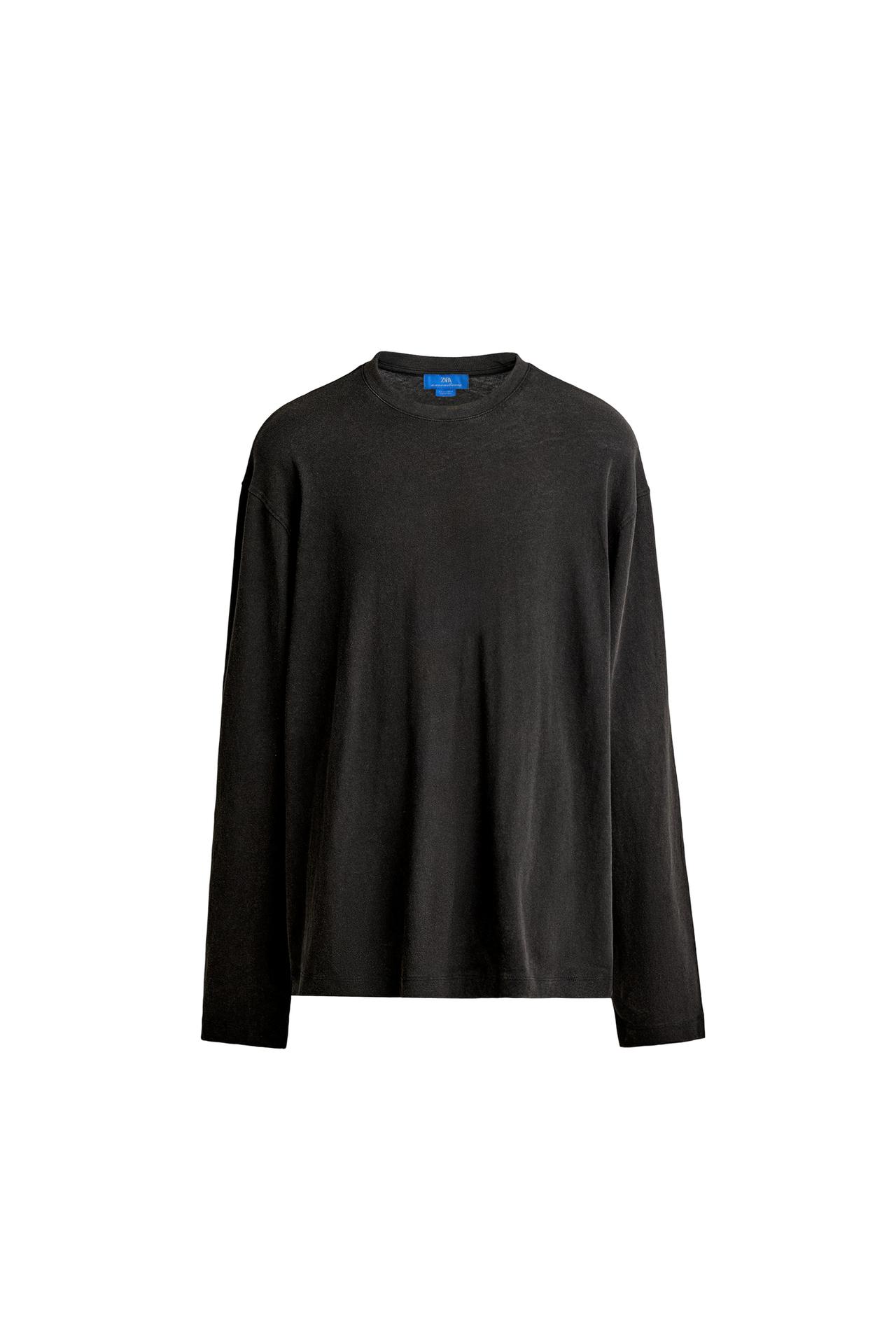 Футболка с длинным рукавом от Aaron Levine x ZARA