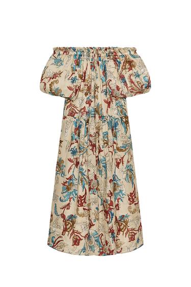 ZW COLLECTION PRINTED RAMIE DRESS