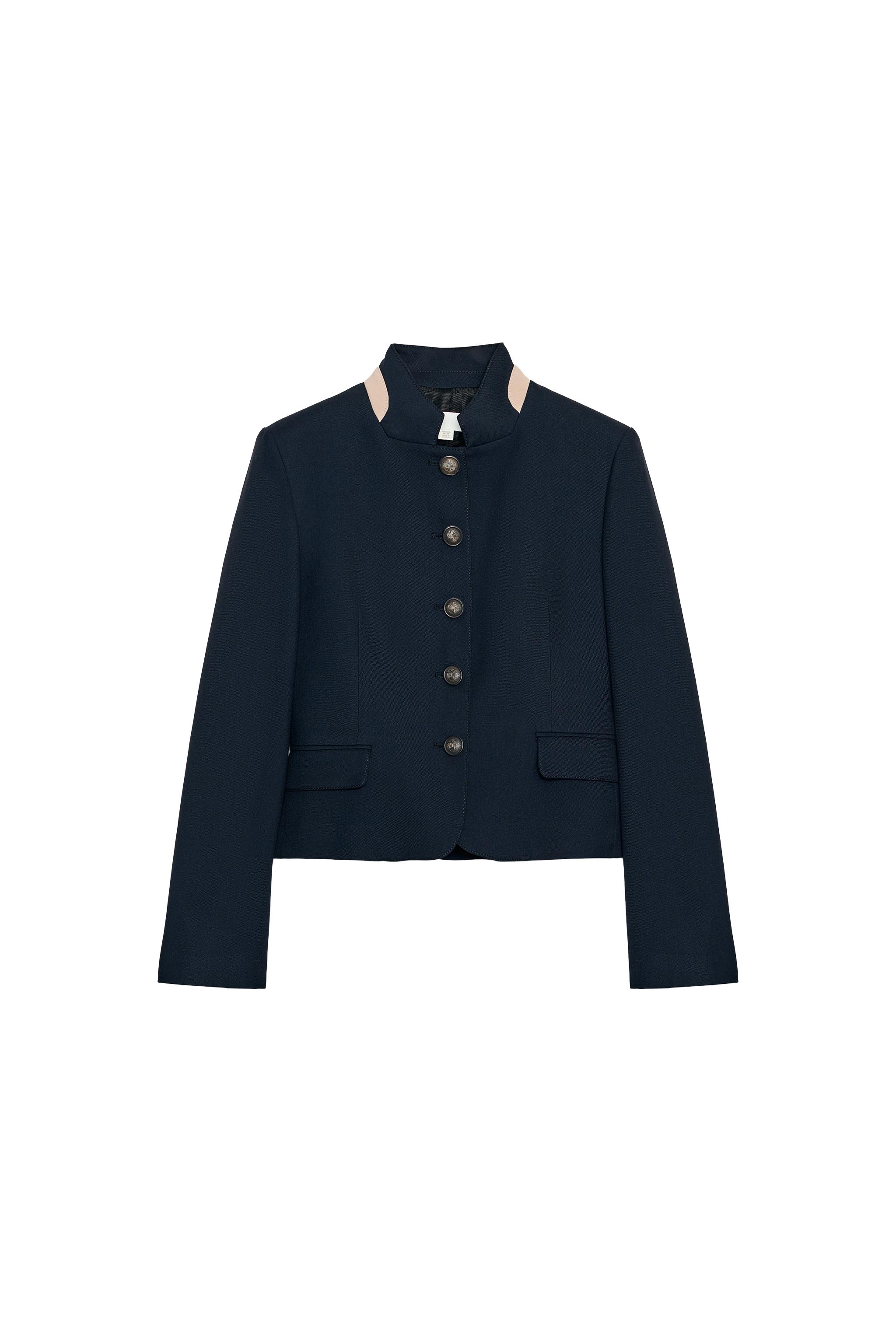 BLAZER CUELLO CONTRASTE