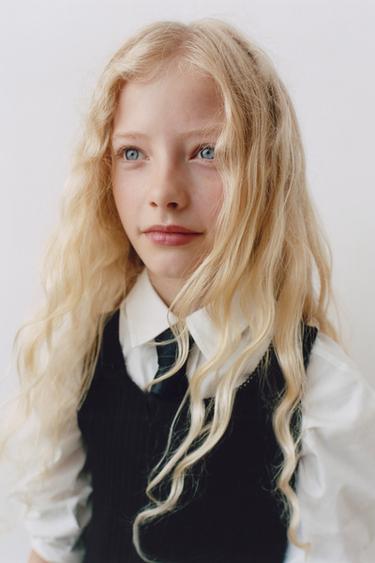 VESTIDO PICHI RAYA DIPLOMÁTICA - Negro / Blanco de Zara