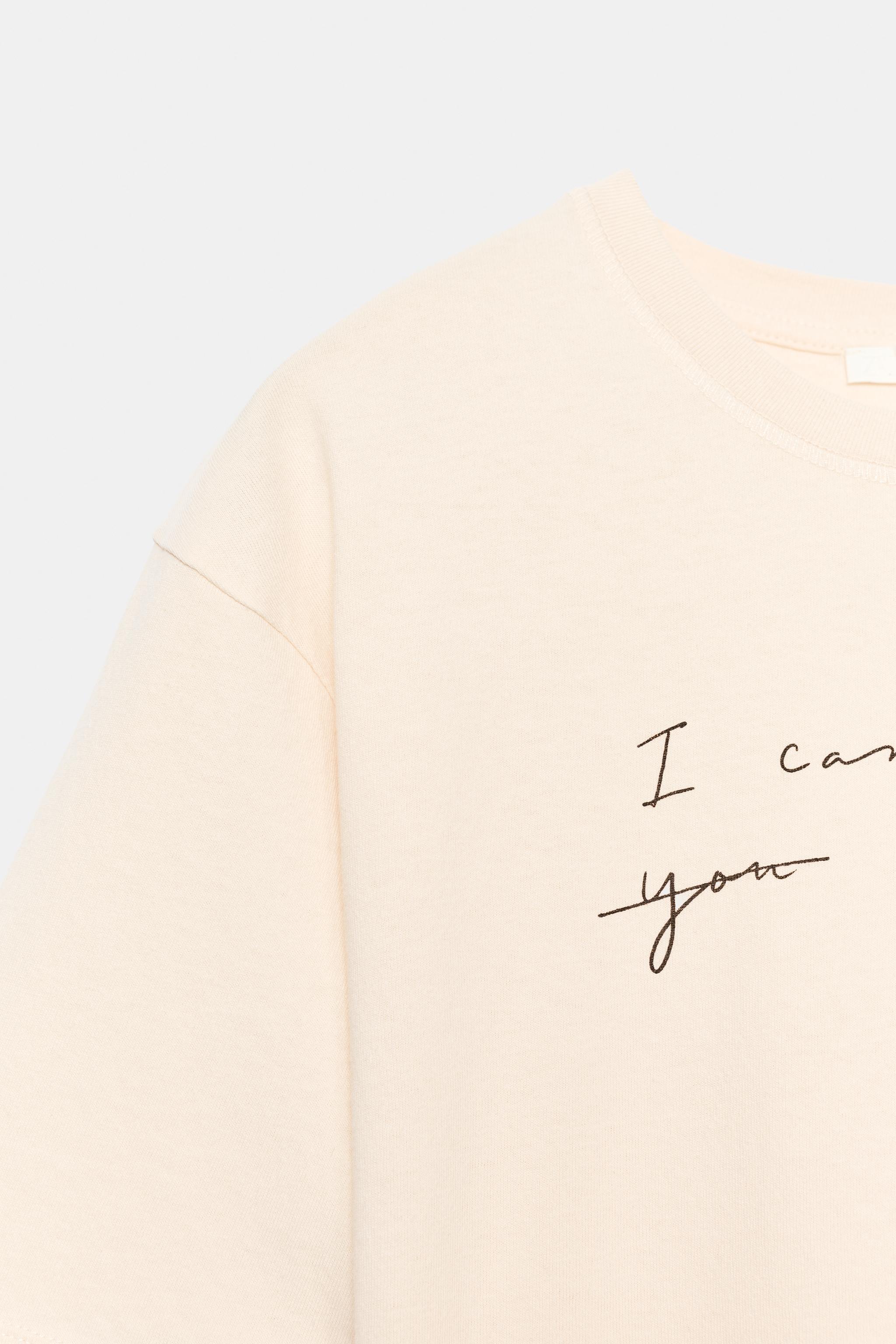 TEXT SHORT-SLEEVE T-SHIRT