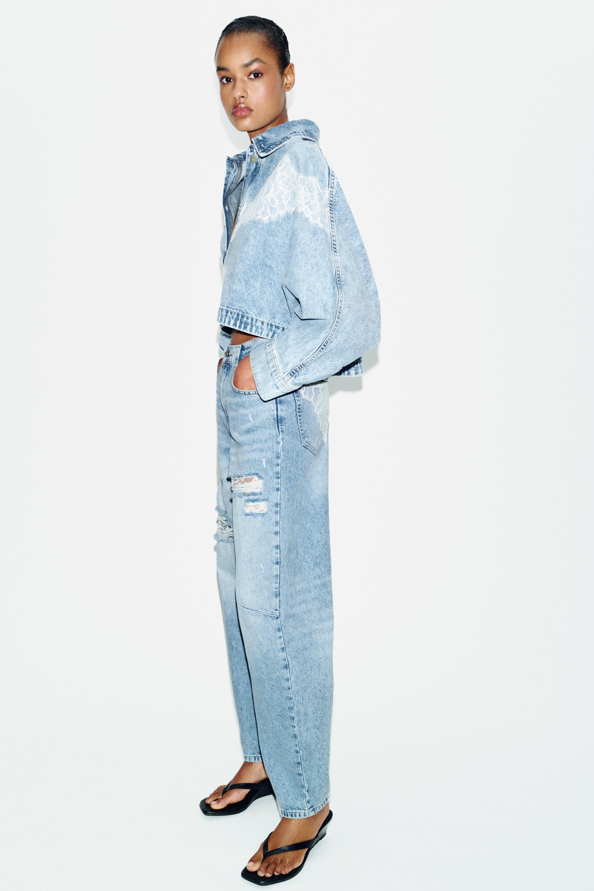 Z1975 DANTELLİ BAGGY JEAN - Görsel 4