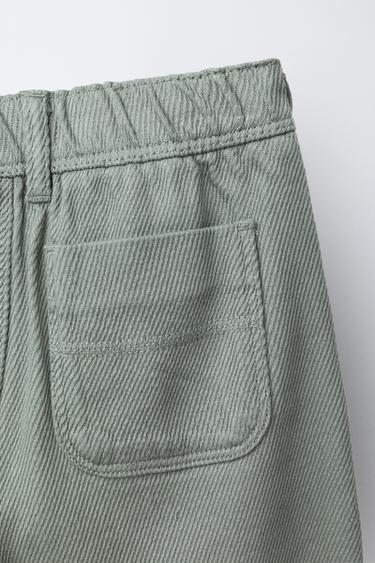 SOFT-TOUCH PLEATED TROUSERS - Sea green by Zara - Image 3