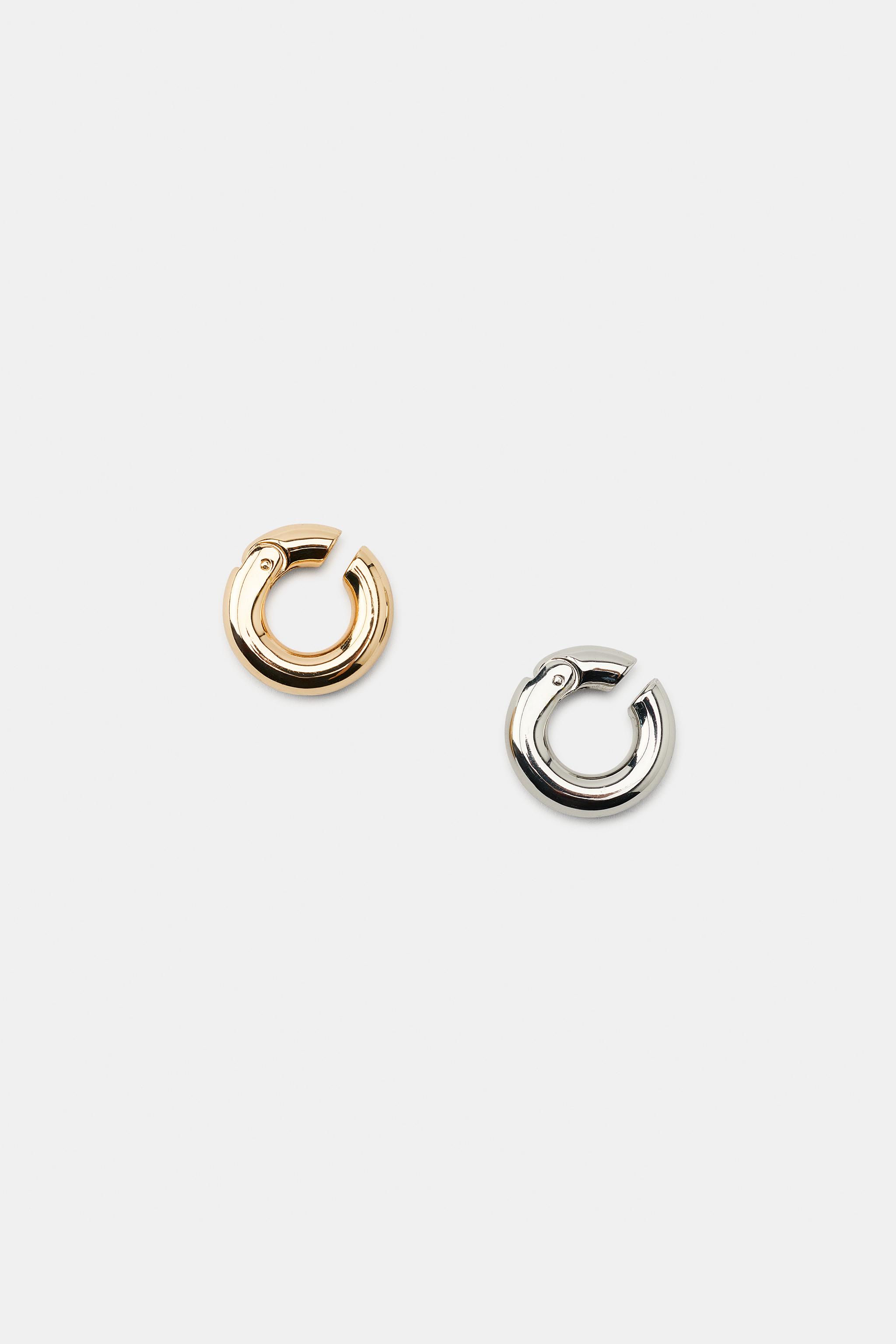 LOT DE 2 BOUCLES D'OREILLES EARCUFF COMBINÉES