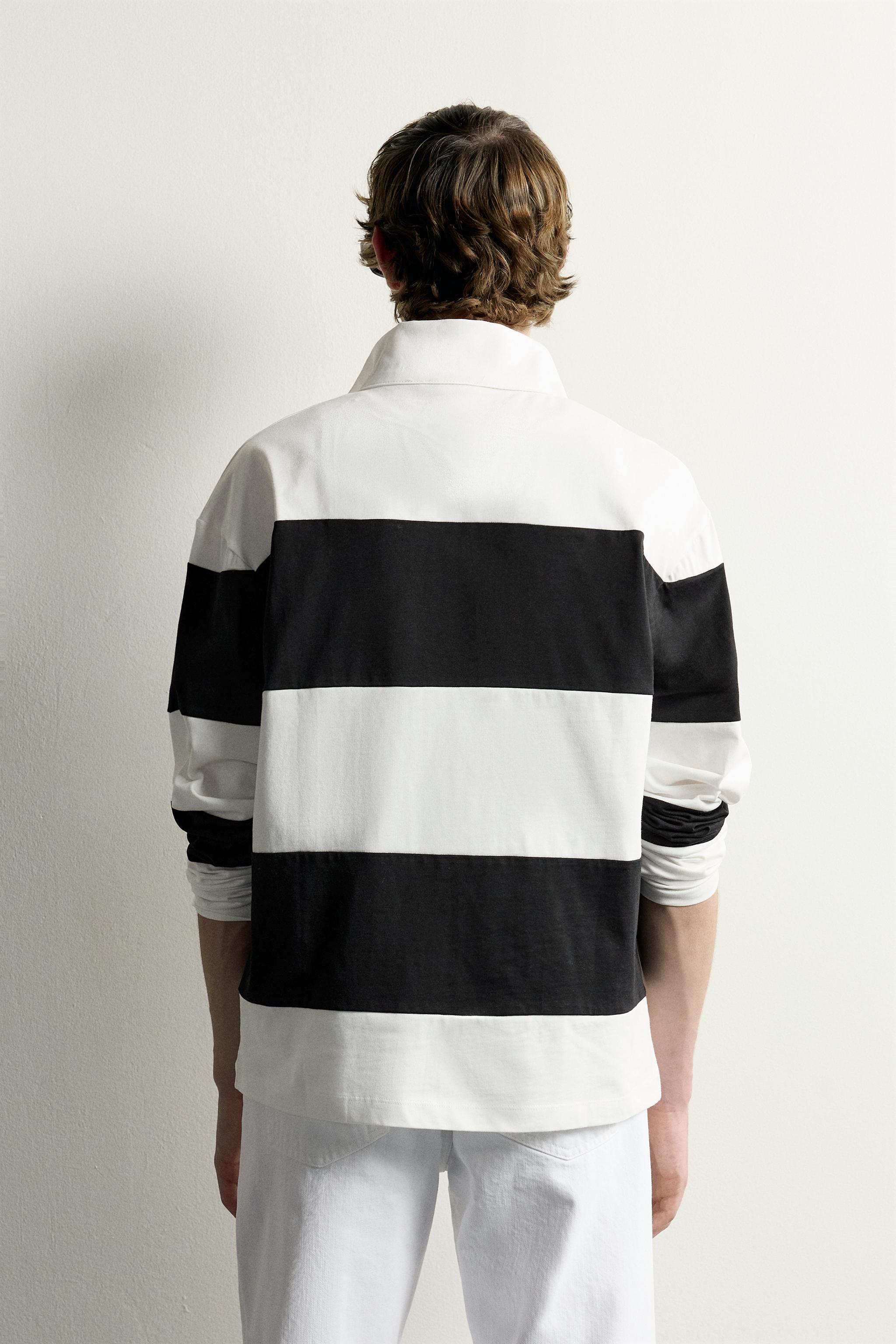 STRIPED RELAXED-FIT POLO