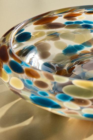 CENTRO MESA PUNTOS COLORES - Arena / Azul de Zara