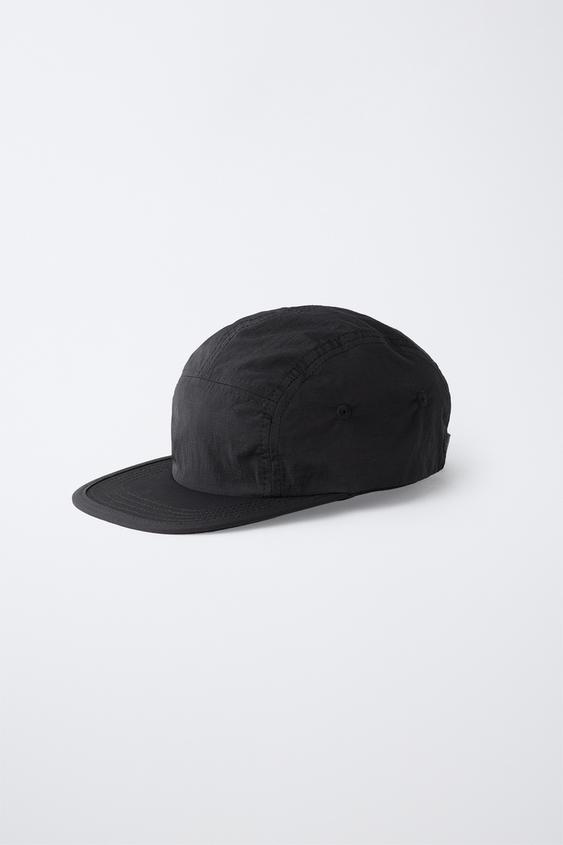 PLAIN NYLON CAP - Black by Zara - Image 0