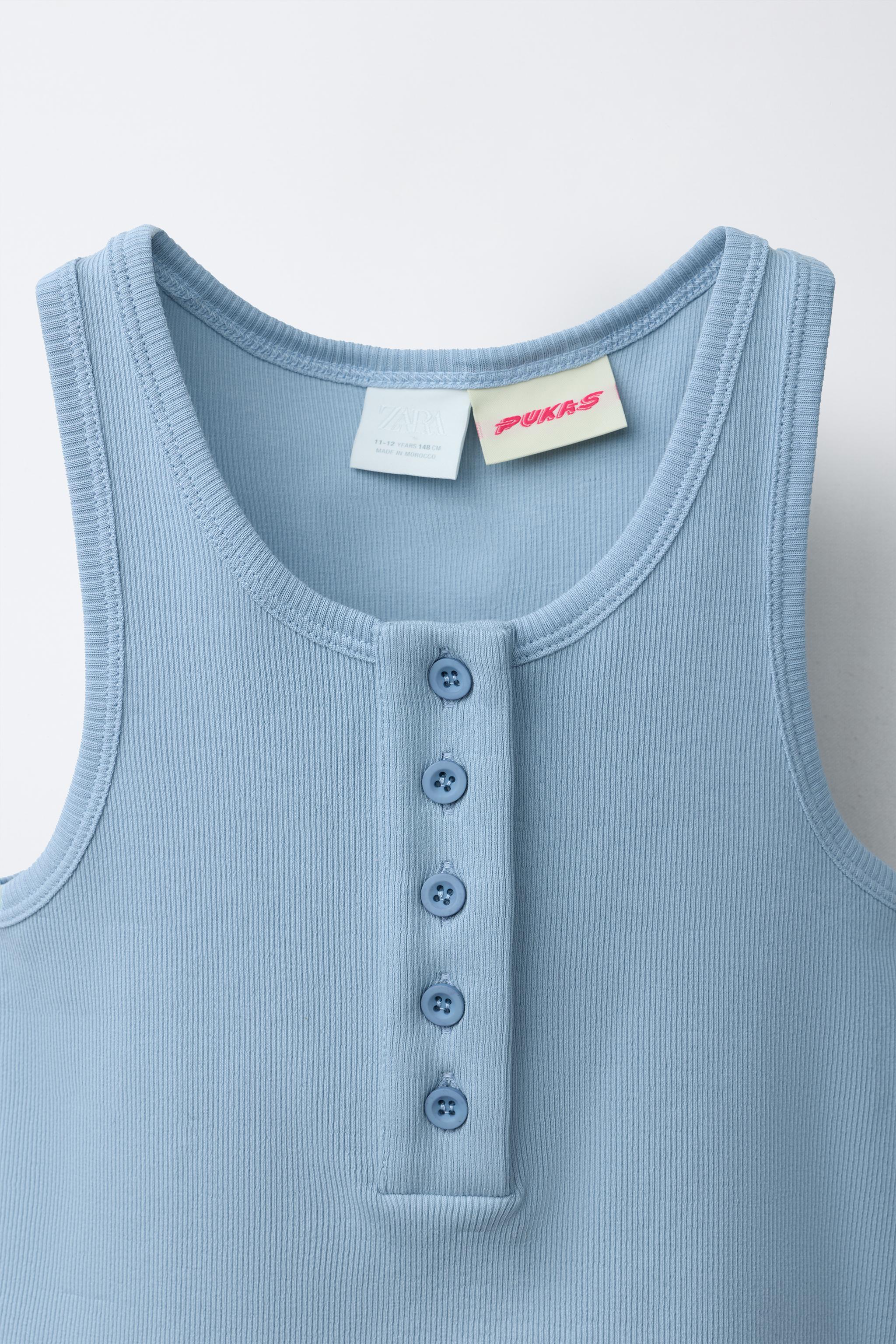 Детские рубашки Zara PUKAS SURF RIBBED SHIRT — фото 3