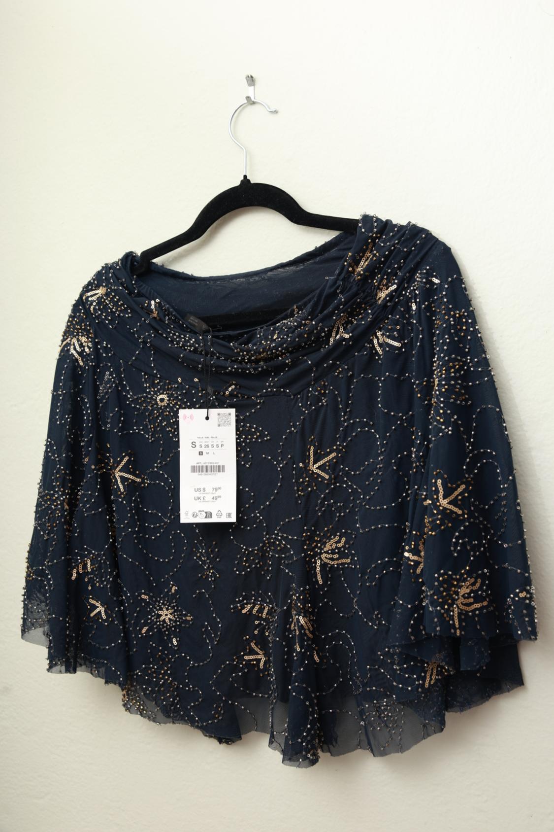 EMBROIDERED BEADED SKIRT, - Image 2