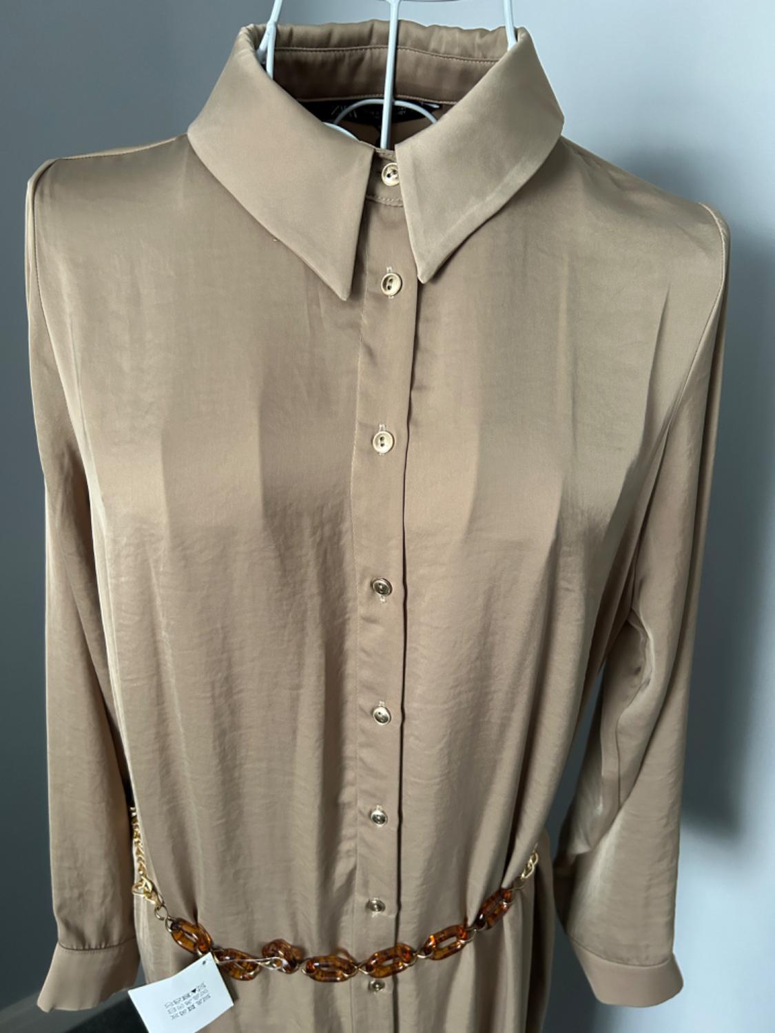 OVERSIZE DRESS WITH BELT - Image 5