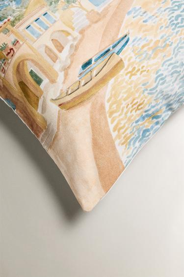 HOUSSE DE COUSSIN PAYSAGE - Bleu moyen de Zara - Image 1