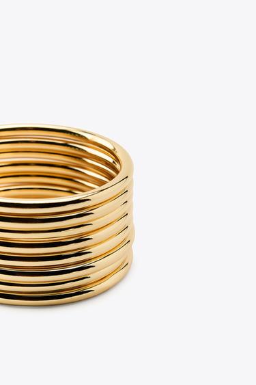 PACK OF METAL BRACELETS - Golden by Zara - Image 2
