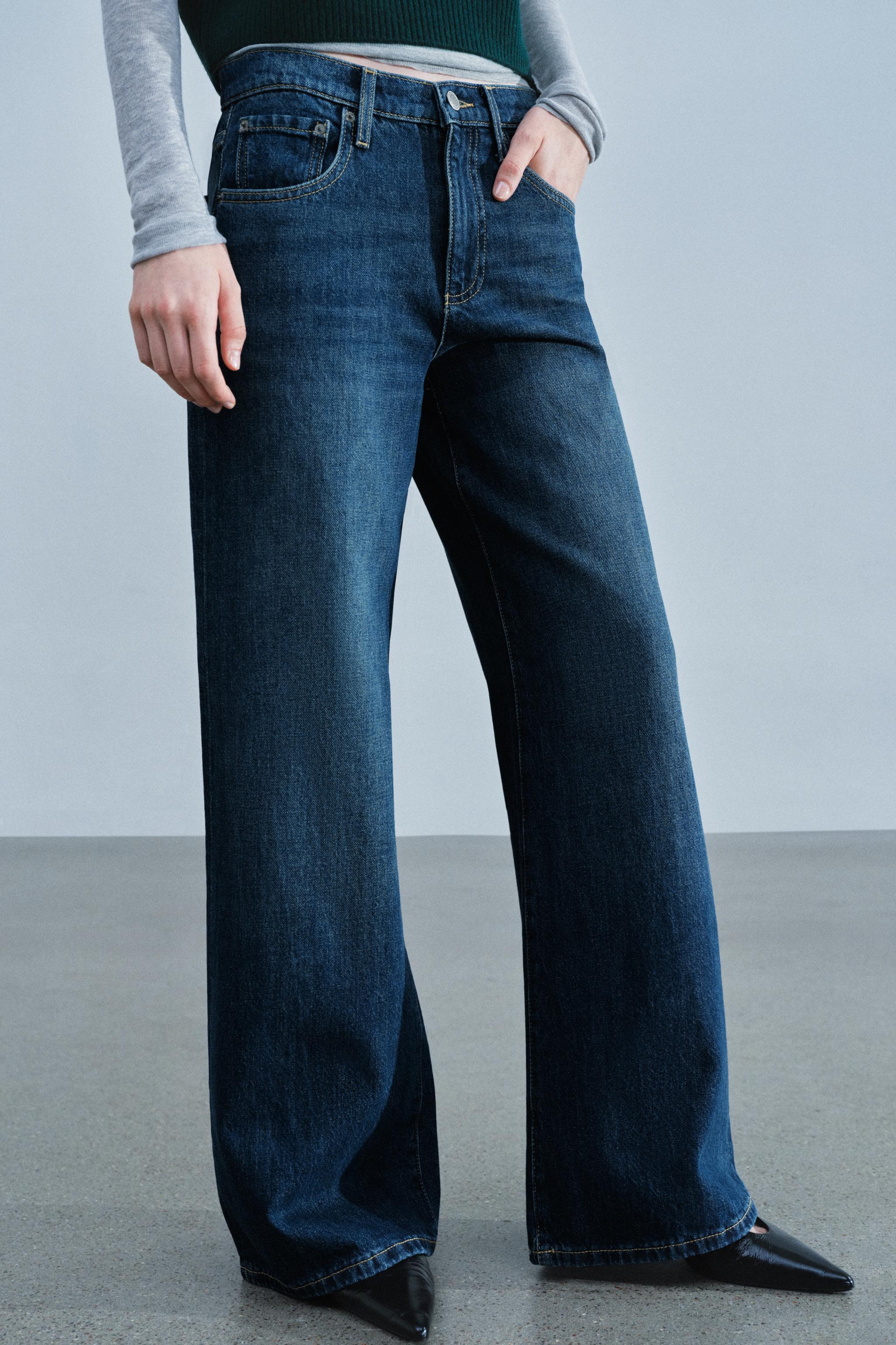 JEAN ZW COLLECTION JAMBE LARGE TAILLE BASSE
