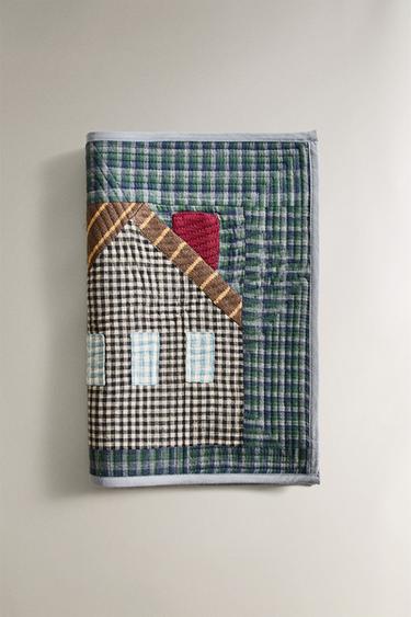 PATCHWORK HOUSE PLACEMAT - Green by Zara - Image 1