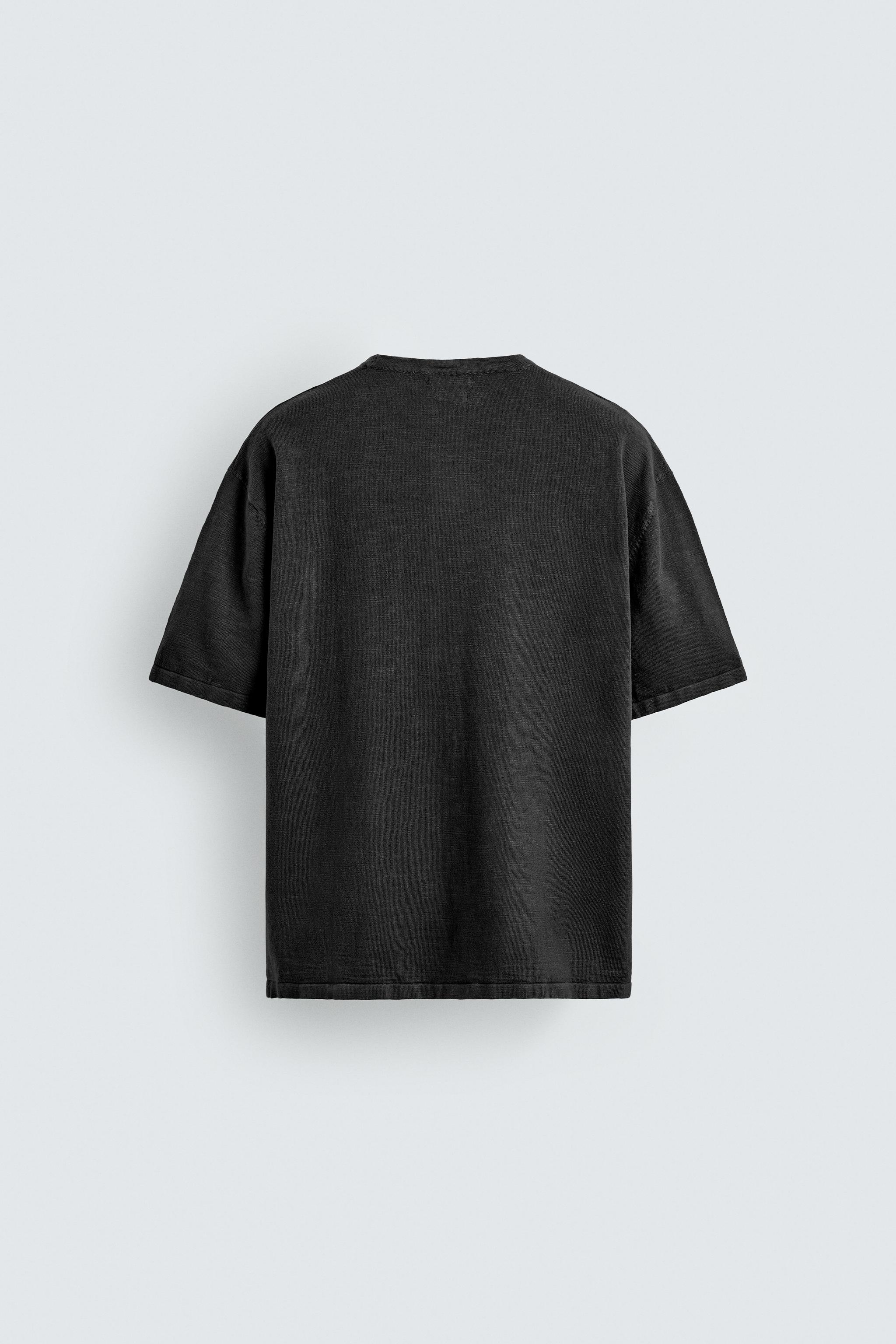 FLAMÉ TEXTURED KNIT T-SHIRT