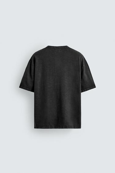 SLUB KNIT T-SHIRT - Blue / Grey by Zara - Image 6