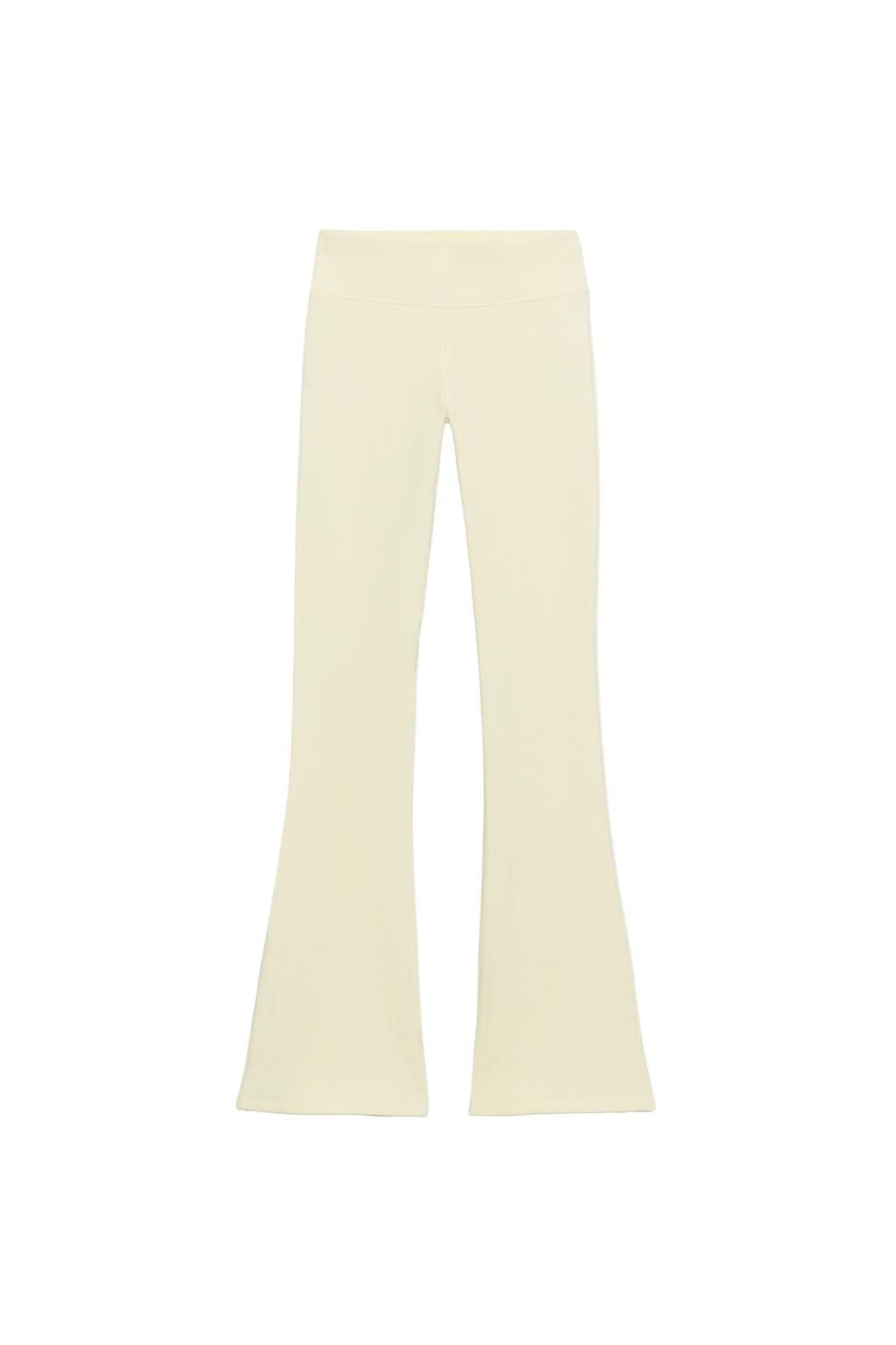 Sweatshirt Flare Trousers - Yellow by Zara