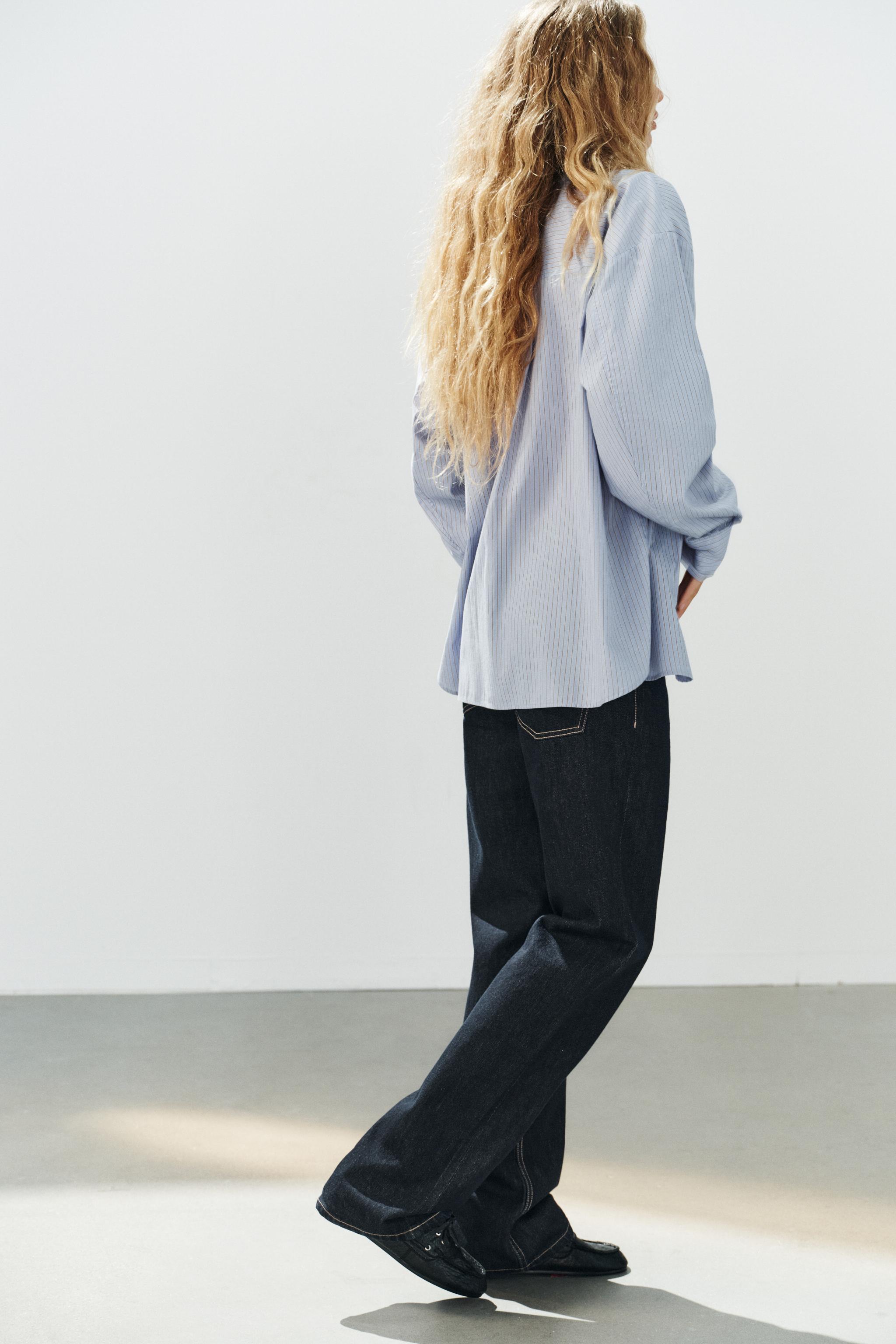 OVERSIZED STRIPED POCKET SHIRT