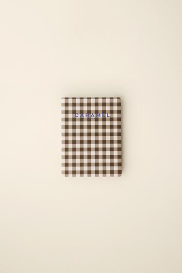 카라멜 런던 X 자라 깅엄 체크 노트 - Zara의 멀티컬러 - 이미지 0